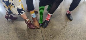 crazy socks for docs at dpm