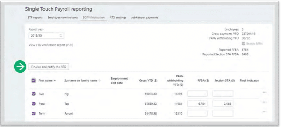 Finalising your end of financial year reporting 3 myob eg 2 end of financial year reporting