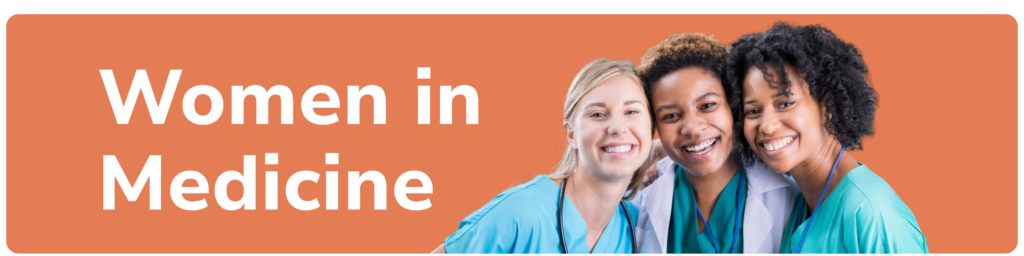 Three female doctors smiling together — DPM Financial Services Women in Medicine financial planning page