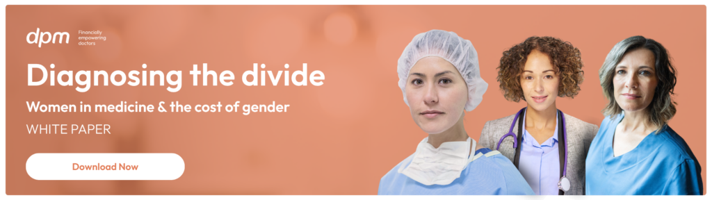 Women in medicine white paper banner to download now